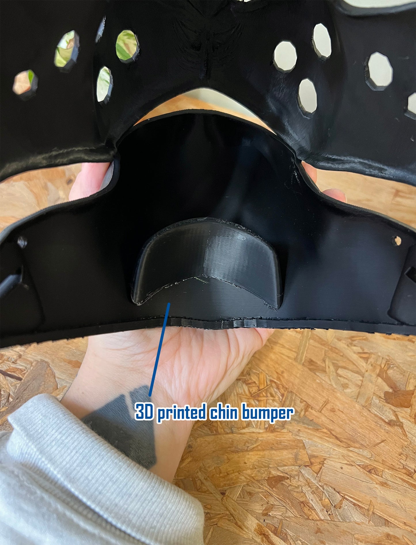 3D Printed realistic big cat fursuit base