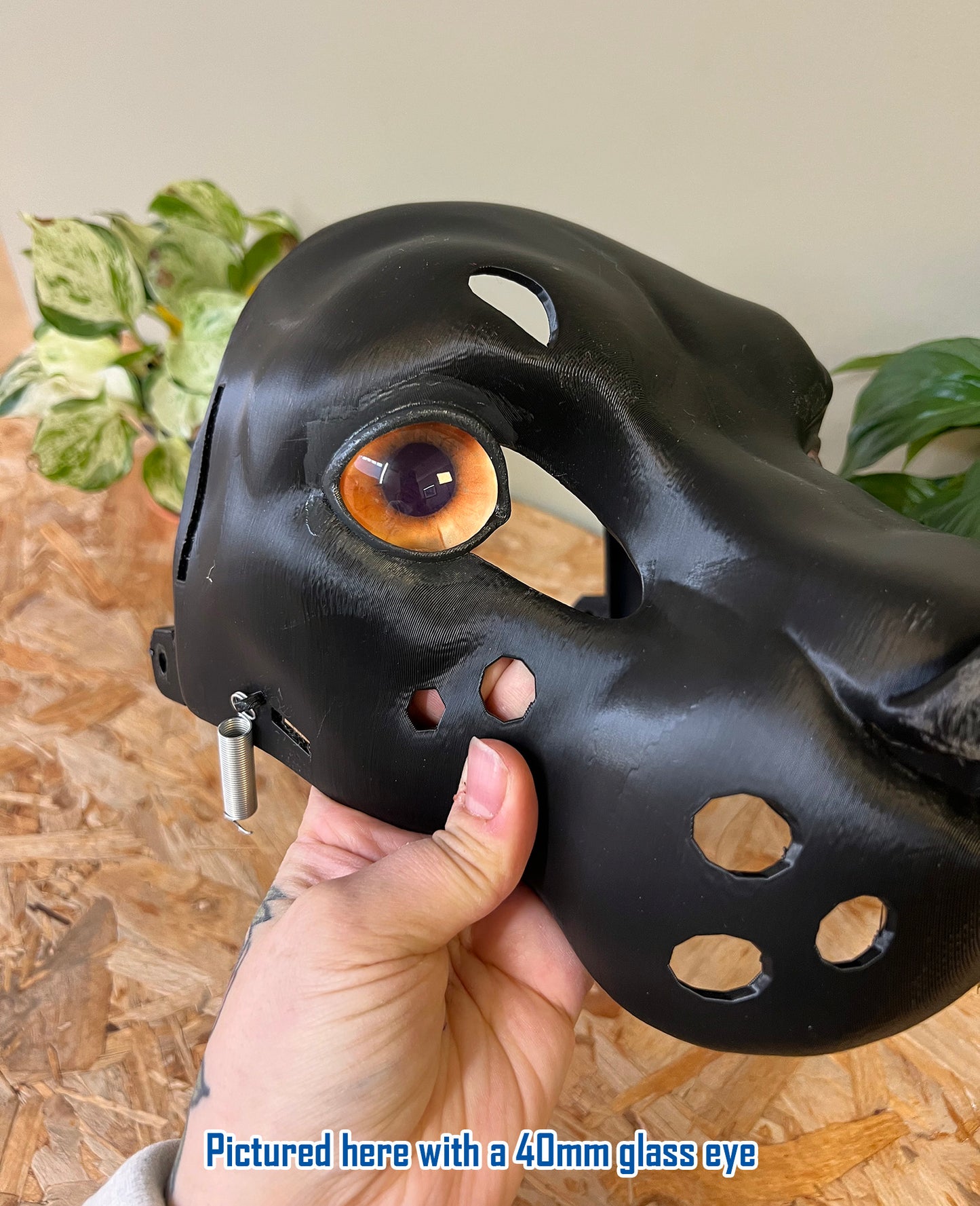 3D Printed realistic big cat fursuit base