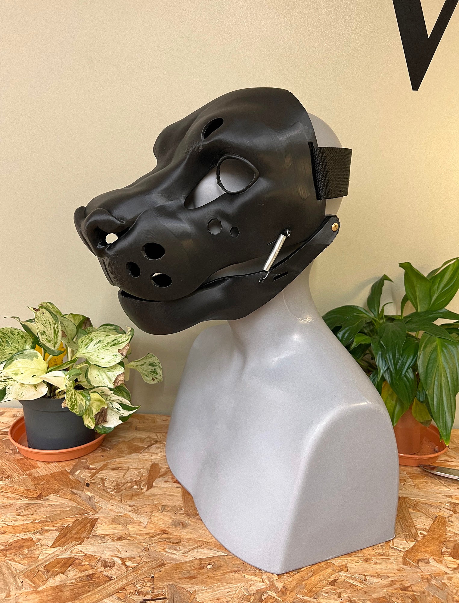 3D Printed realistic big cat fursuit base – Big Lions Den