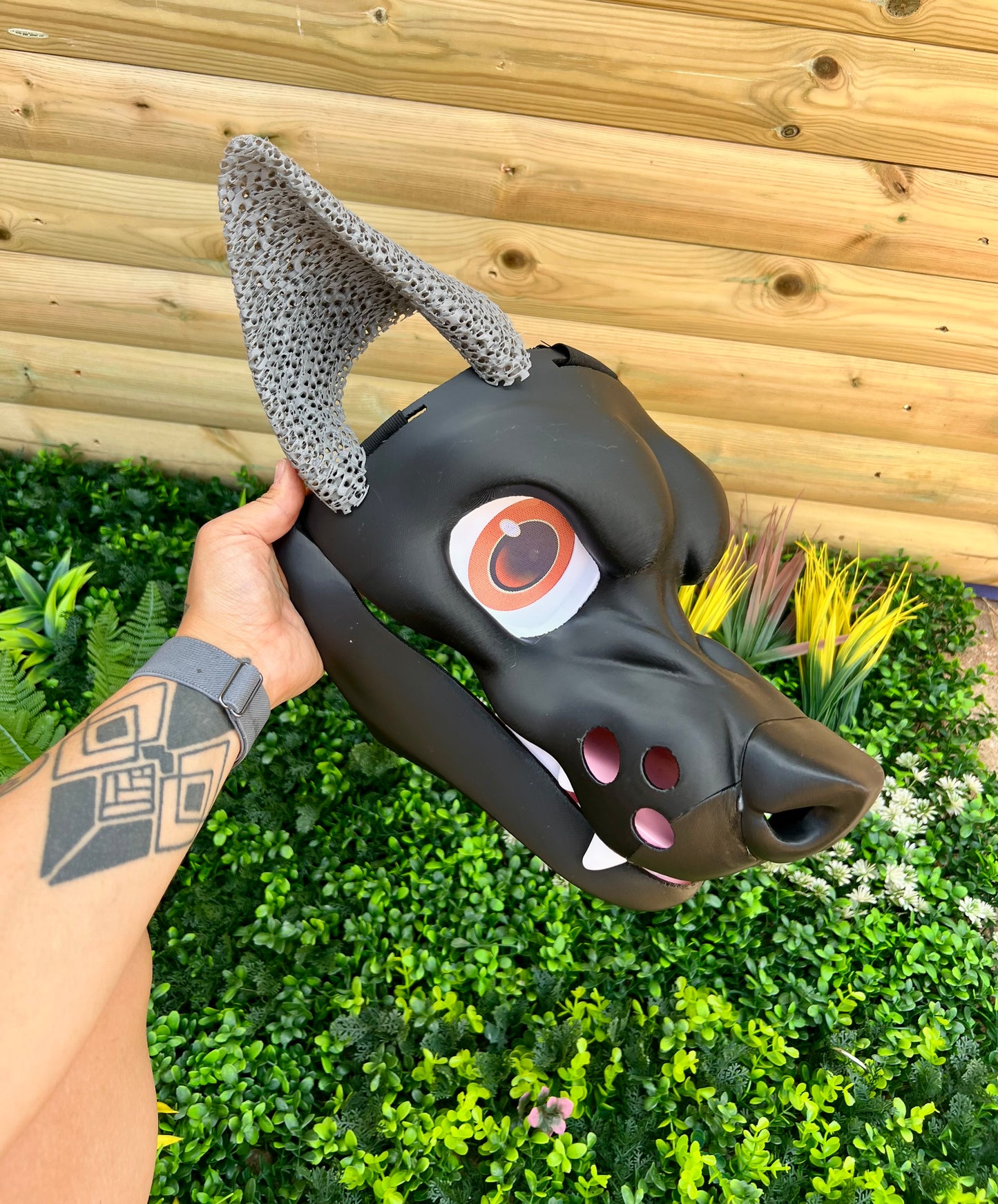 Snarly toony moving jaw head base