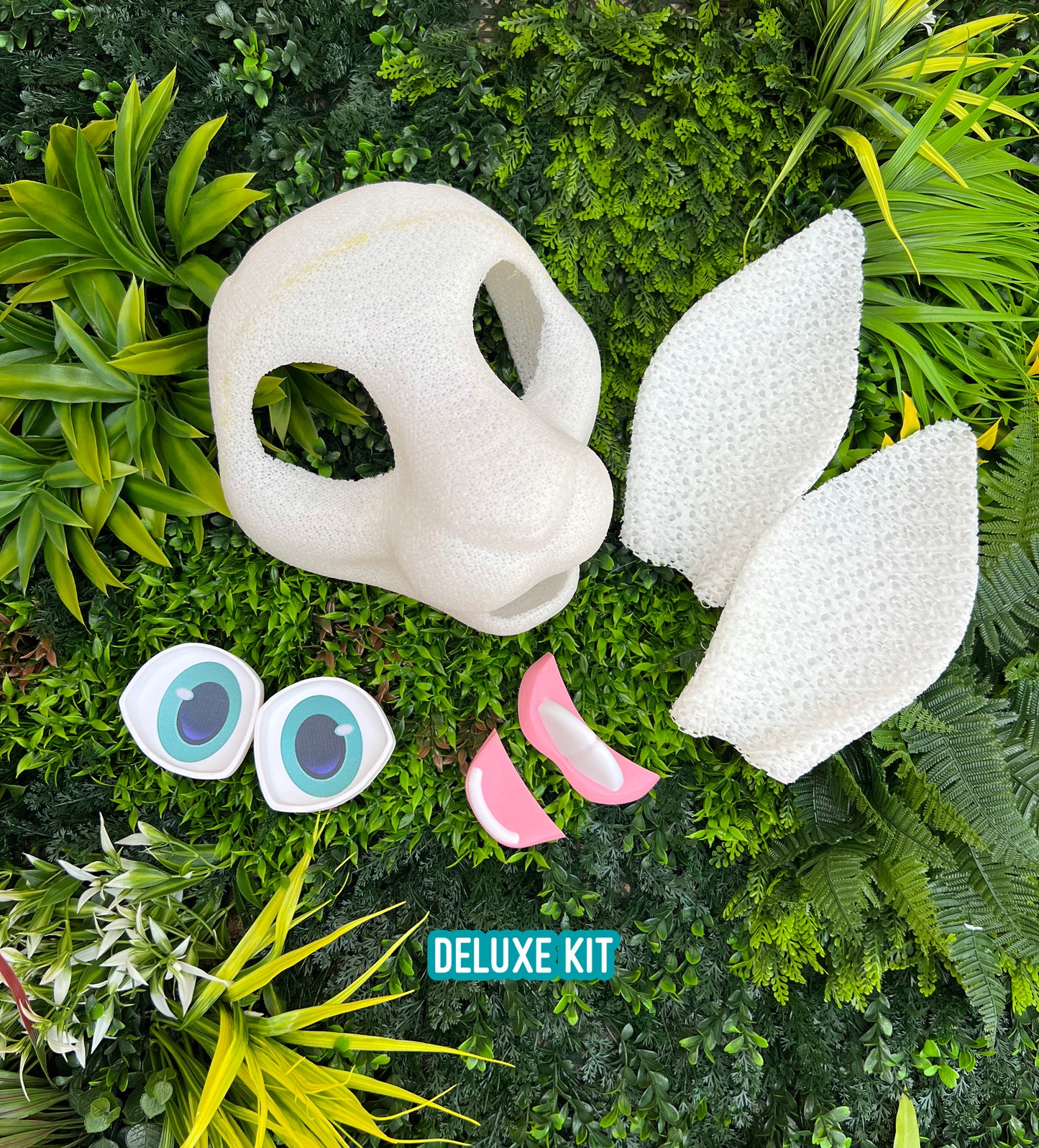 Rabbit bunny flexible TPU fursuit head base