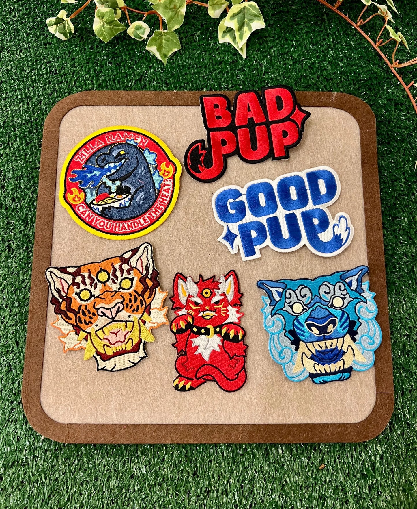 Embroidered iron-on Patches