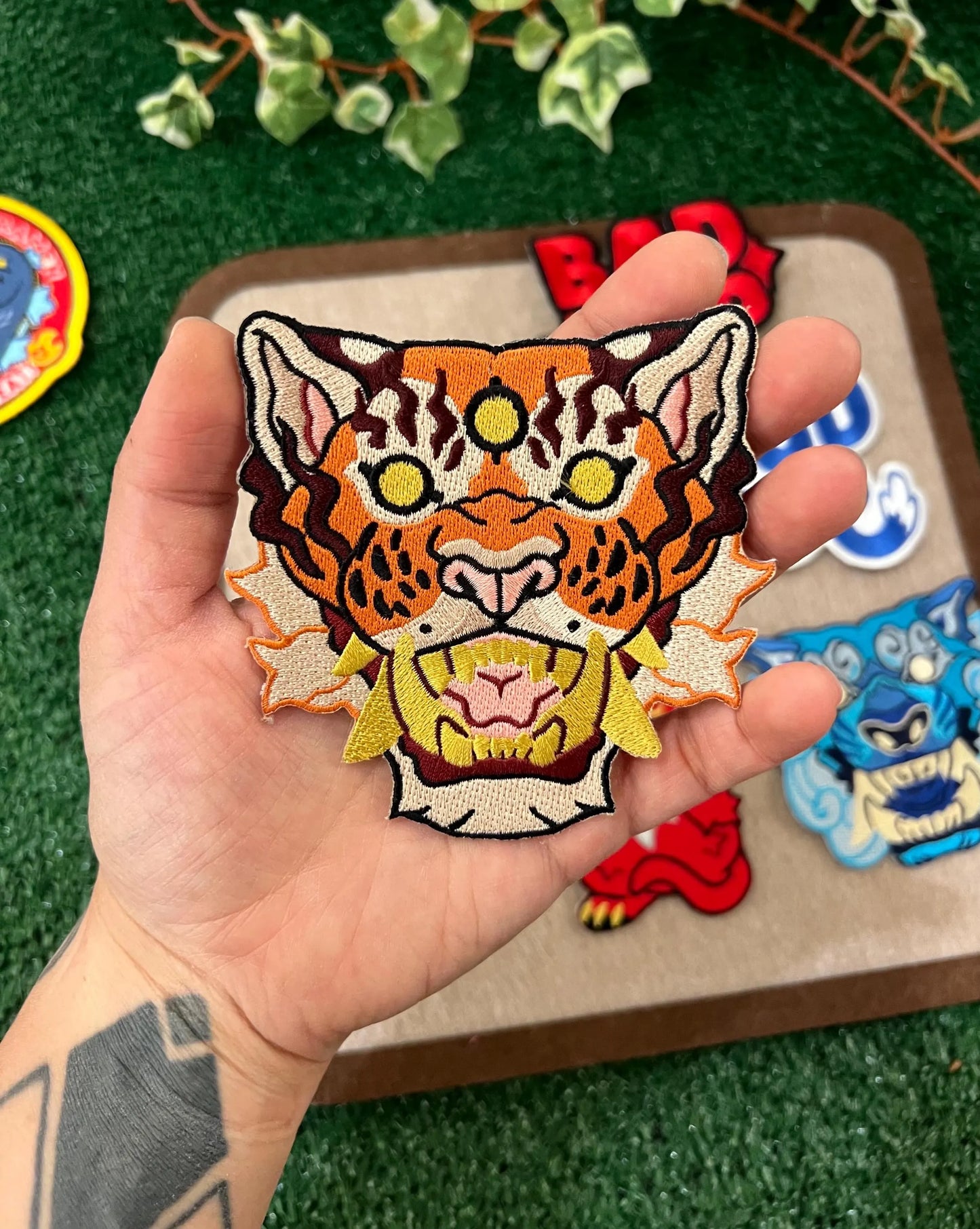 Embroidered iron-on Patches