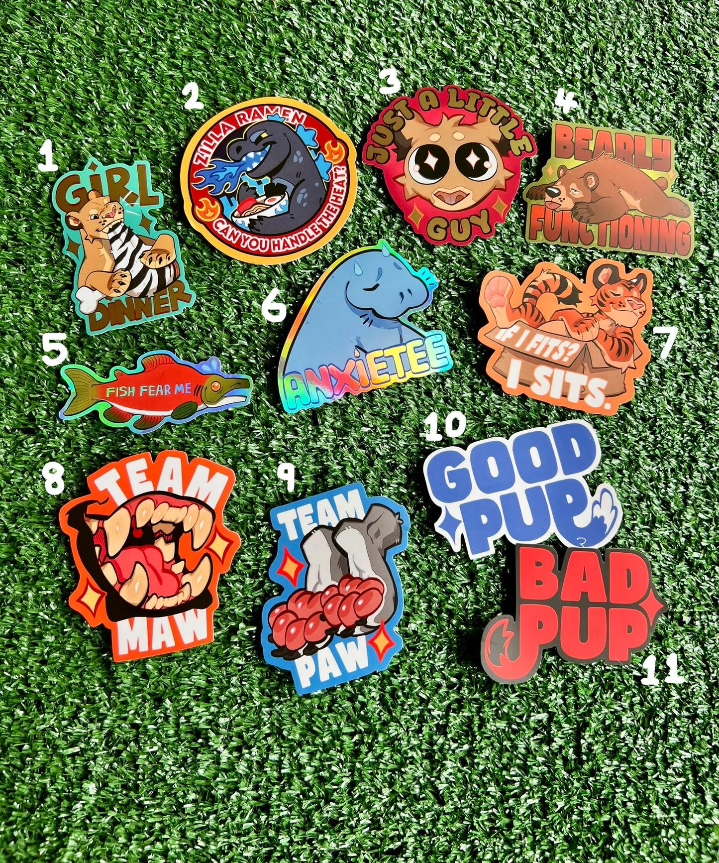 Die Cut Vinyl Sticker: Matte or Holographic, Weatherproof